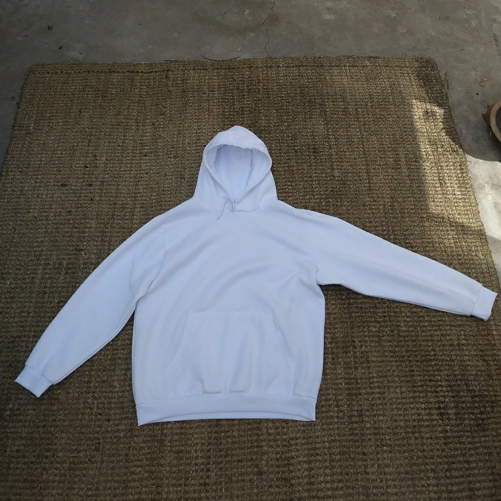 White hoodie
